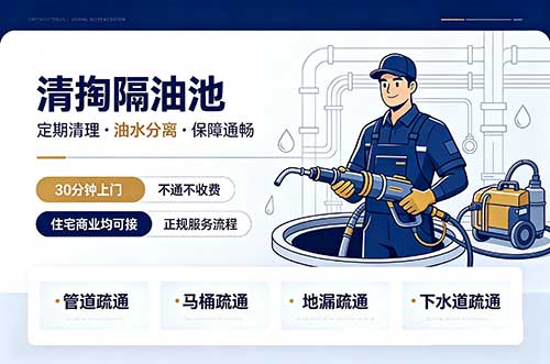 邓州清掏隔油池